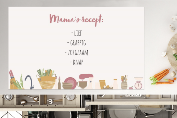 Kookplaatbeschermer Mama's recept 300 tot 750 mm breed